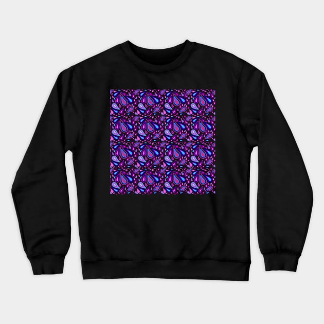 Retro paisley moody hues - a fun design with funky vibes - get your paisley on! Crewneck Sweatshirt by innerspectrum